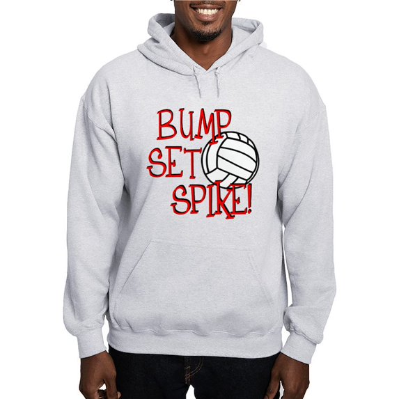 CafePress - Bump, Set, Spike Hoodie - Pullover Hoodie, Hooded Sweatshirt