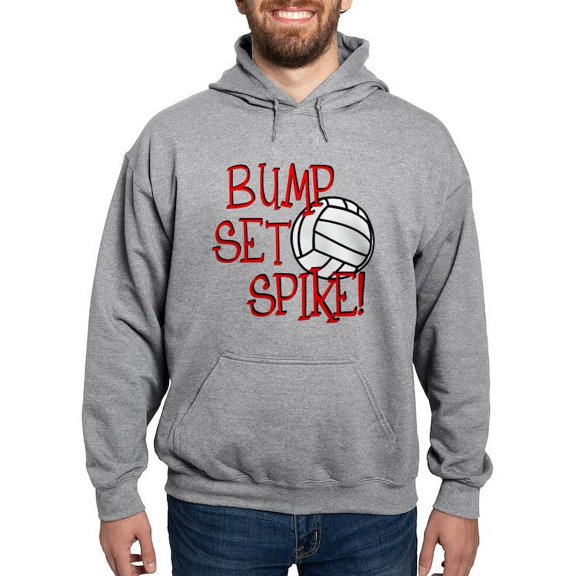 CafePress - Bump, Set, Spike Hoodie - Pullover Hoodie, Hooded Sweatshirt