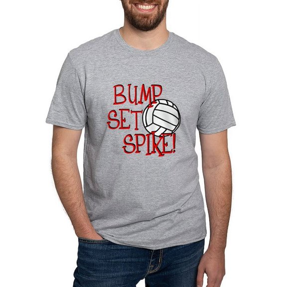 CafePress - Bump, Set, Spike T Shirt - Fitted T-Shirt, Vintage Fit Soft Cotton Tee