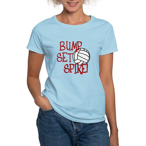 CafePress - Bump, Set, Spike T Shirt - Women's Classic T-Shirt