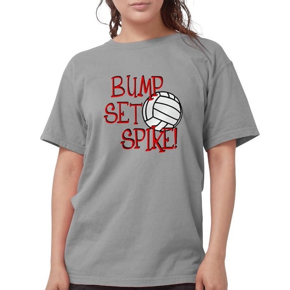 CafePress - Bump, Set, Spike T Shirt - Womens Comfort Colors® Shirt