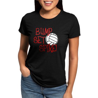 CafePress - Bump, Set, Spike T Shirt - Womens Tri-blend T-Shirt