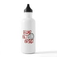 thumbnail image 1 of CafePress - Bump, Set, Spike Water Bottle - Stainless Steel Water Bottle, Sports Bottle, 1.0L, 1 of 5