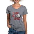 thumbnail image 1 of CafePress - Bump, Set, Spike Women's V Neck Dark T Shirt - Women's V-Neck Dark T-Shirt, 1 of 4