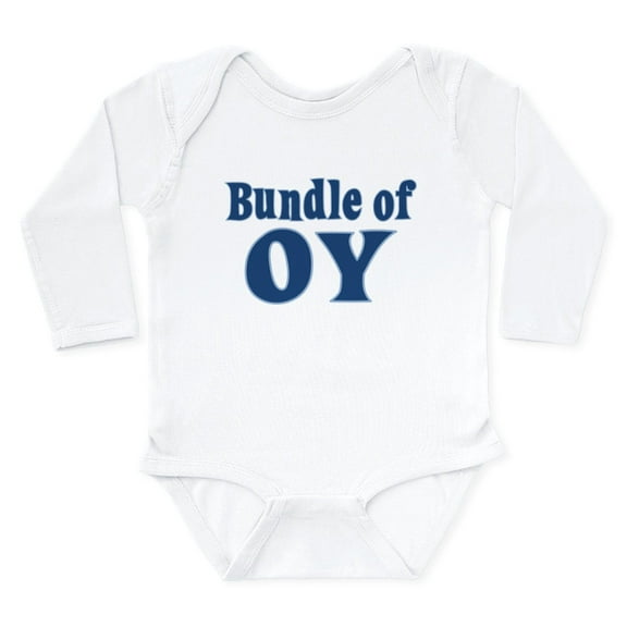 CafePress - Bundle Of Oy Body Suit - Long Sleeve Cotton Baby Bodysuit