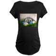 thumbnail image 1 of CafePress - Bunny And Eggs Maternity T Shirt - Maternity Dark T-Shirt, 1 of 3