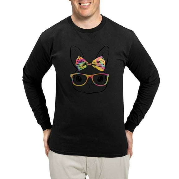 CafePress - Bunny Cute Long Sleeve T Shirt - Long Sleeve Dark T-Shirt