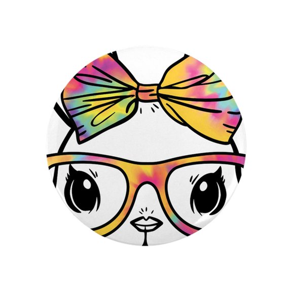 CafePress - Bunny Cute Magnets - 2.25" Round Magnet, Refrigerator Magnet, Button Magnet Style