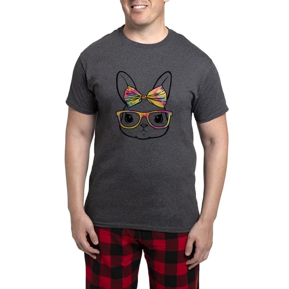 CafePress - Bunny Cute - Men's Loose Fit, Cotton - 2 Piece Pajama Set