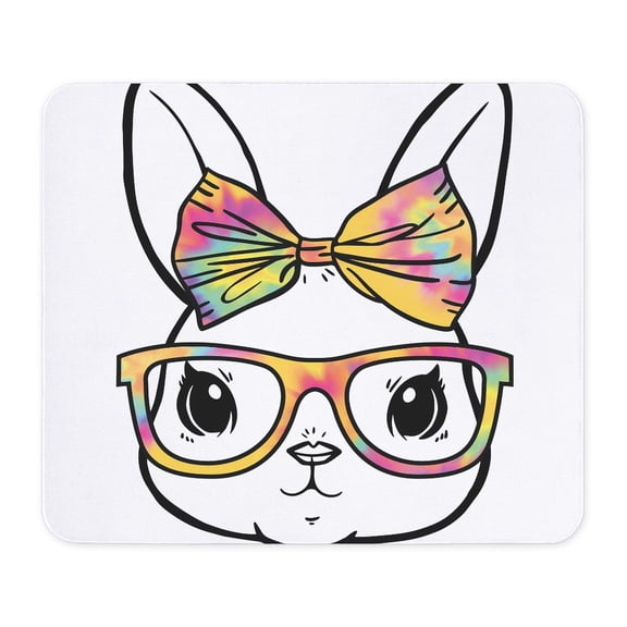 CafePress - Bunny Cute - Non-slip Rubber Mousepad, Gaming Mouse Pad