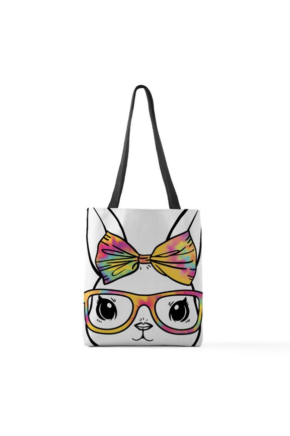- Bunny Cute - Polyester Tote Bag 16"x16"