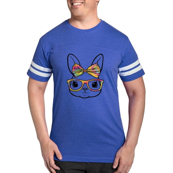 CafePress - Bunny Cute T Shirt - Mens Football Shirt