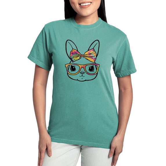 CafePress - Bunny Cute T Shirt - Womens Comfort Colors® Shirt