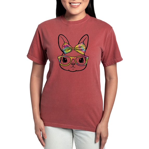 CafePress - Bunny Cute T Shirt - Womens Comfort Colors® Shirt