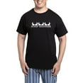thumbnail image 1 of CafePress - Bunny Whisperer Men's Dark Pajamas - Men's Dark Loose Fit Cotton Pajama Set, 1 of 7