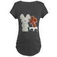thumbnail image 1 of CafePress - Bunny With A Cross Maternity T Shirt - Maternity Dark T-Shirt, 1 of 3
