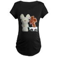 thumbnail image 1 of CafePress - Bunny With A Cross Maternity T Shirt - Maternity Dark T-Shirt, 1 of 3