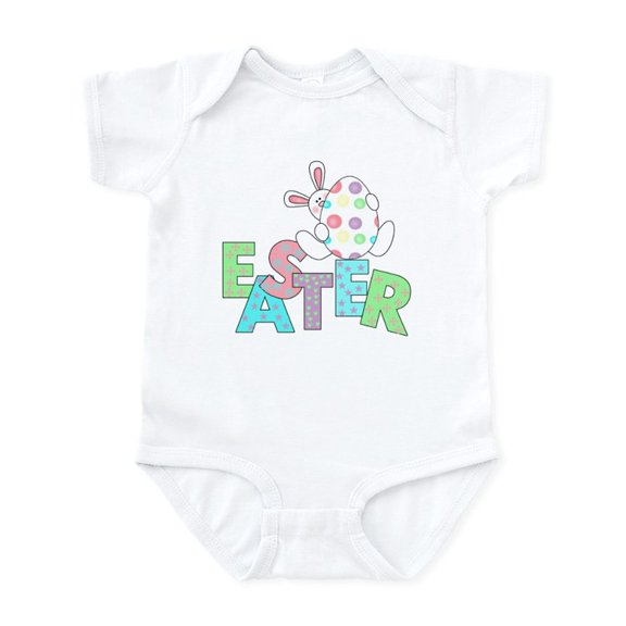 CafePress - Bunny With Easter Egg Infant Bodysuit - Baby Light Bodysuit, Size Newborn - 24 Months
