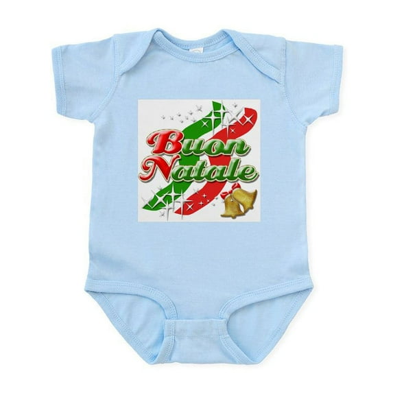 CafePress - Buon Natale Italian Christmas Infant Bodysuit - Baby Light Bodysuit, Size Newborn - 24 Months