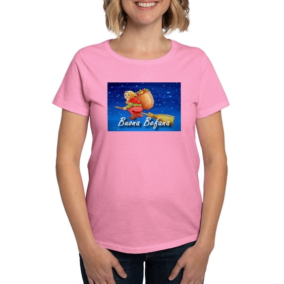 CafePress - Buona Befana T Shirt - Women's Traditional Fit Dark T-Shirt