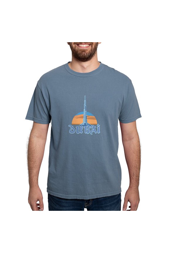 - Burj Khalifa Dubai T Shirt - Mens Comfort Colors Shirt