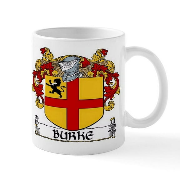CafePress - Burke Coat Of Arms Mug - 11 oz Ceramic Mug - Novelty Coffee Tea Cup