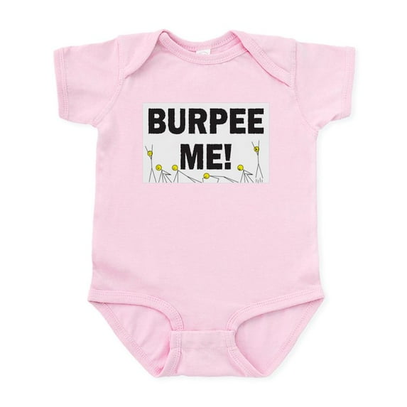 CafePress - Burpee Me Body Suit - Baby Light Bodysuit, Size Newborn - 24 Months