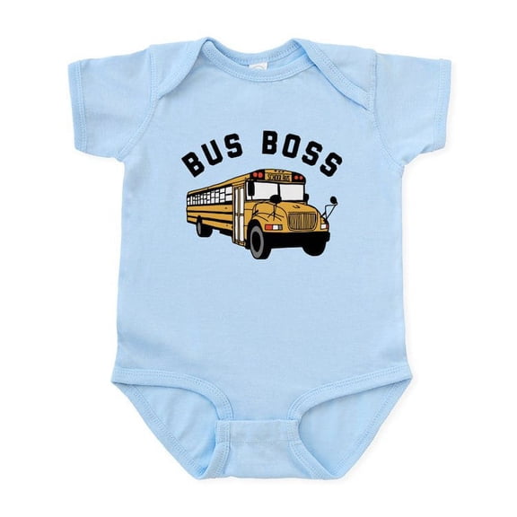 CafePress - Bus Boss Baby Light Bodysuit - Baby Light Bodysuit, Size Newborn - 24 Months