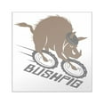 thumbnail image 1 of CafePress - Bushpig Square Sticker 3 X 3 - Square Sticker 3" x 3", 1 of 1