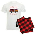 thumbnail image 1 of CafePress - Busting Our Ass Men's Light Pajamas - Men's Light Loose Fit Cotton Pajama Set, 1 of 7