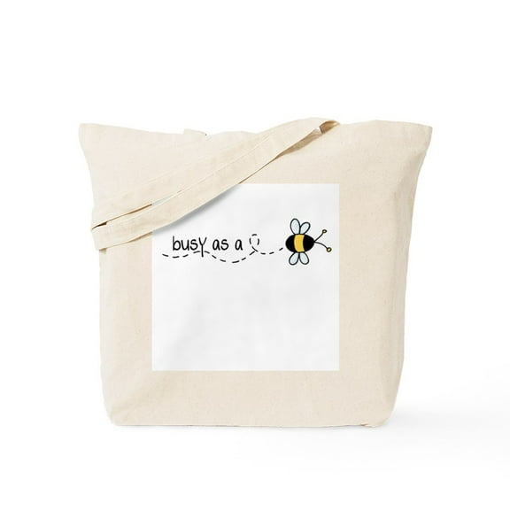 CafePress - Busy As A Bee Tote Bag - Unisex Canvas Tote Bag, Beige, 1-Piece