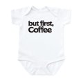 thumbnail image 1 of CafePress - But First Coffee Infant Bodysuit - Baby Light Bodysuit, Size Newborn - 24 Months, 1 of 4