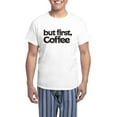 thumbnail image 1 of CafePress - But First Coffee Men's Light Pajamas - Men's Light Loose Fit Cotton Pajama Set, 1 of 7