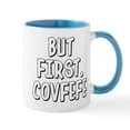 thumbnail image 1 of CafePress - But First Covfefe - 11 oz Ceramic Mug - Novelty Coffee Tea Cup, 1 of 4