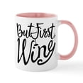 thumbnail image 1 of CafePress - But First Wine - 11 oz Ceramic Mug - Novelty Coffee Tea Cup, 1 of 4