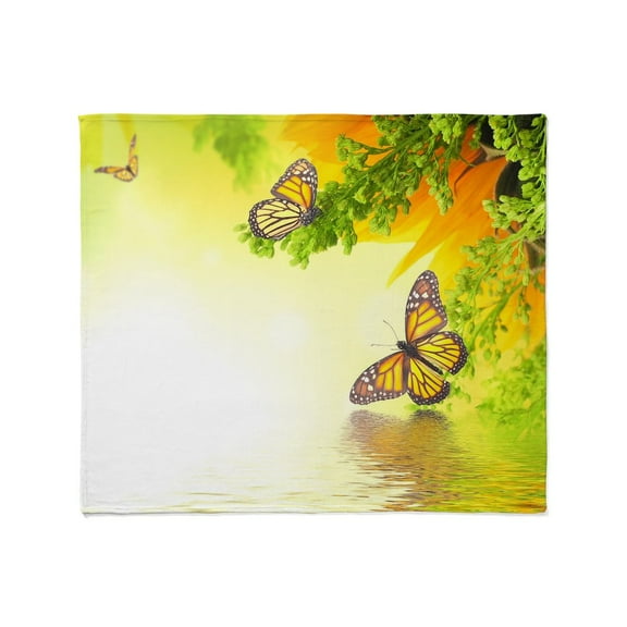 CafePress - Butterflies Throw Blanket - Soft Fleece Throw Blanket, 50"x60" for All Ages