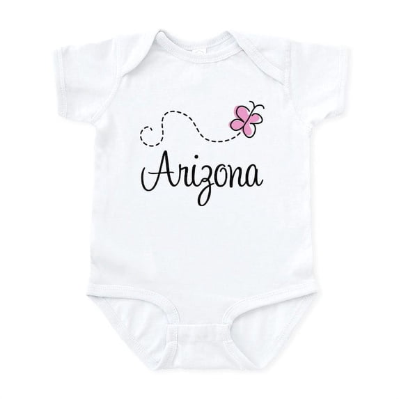 CafePress - Butterfly Arizona Infant Bodysuit - Baby Light Bodysuit, Size Newborn - 24 Months