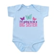 thumbnail image 1 of CafePress - Butterfly Big Sister To Be Infant Bodysuit - Baby Light Bodysuit, Size Newborn - 24 Months, 1 of 4