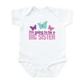 thumbnail image 1 of CafePress - Butterfly Big Sister To Be Infant Bodysuit - Baby Light Bodysuit, Size Newborn - 24 Months, 1 of 4