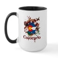 thumbnail image 1 of CafePress - Butterfly Colorado Large Mug - 15 oz Ceramic Large White Novelty Mug, 1 of 4