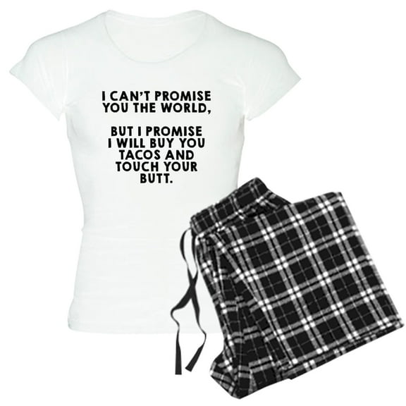 CafePress - Buy Tacos Touch Butt - Women's Light Pajamas