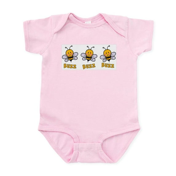 CafePress - Buzz Buzz Bee Infant Bodysuit - Baby Light Bodysuit, Size Newborn - 24 Months