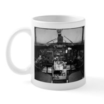 CafePress - C 47 Cockpit Mug - 11 oz Ceramic Mug - Novelty Coffee Tea Cup