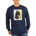 thumbnail image 1 of CafePress - C Blk Sunflower Long Sleeve Dark T Shirt - Long Sleeve Dark T-Shirt, 1 of 4