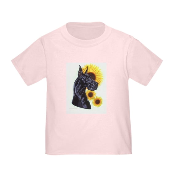 CafePress - C Blk Sunflower Toddler T Shirt - Cute Toddler T-Shirt, 100% Cotton