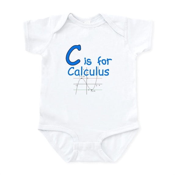 CafePress - C Is For Calculus Infant Bodysuit - Baby Light Bodysuit, Size Newborn - 24 Months