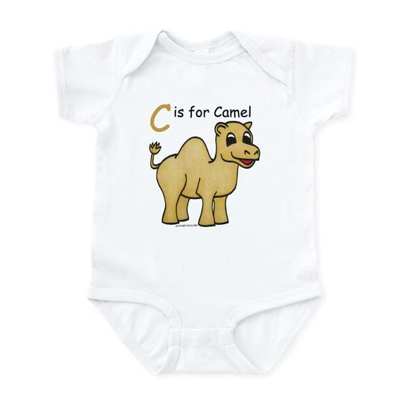 CafePress - C Is For Camel Infant Bodysuit - Baby Light Bodysuit, Size Newborn - 24 Months