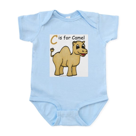 CafePress - C Is For Camel Infant Bodysuit - Baby Light Bodysuit, Size Newborn - 24 Months