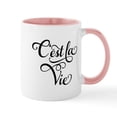 thumbnail image 1 of CafePress - C'est La Vie, That's Life French Word Art, Text - 11 oz Ceramic Mug - Novelty Coffee Tea Cup, 1 of 4