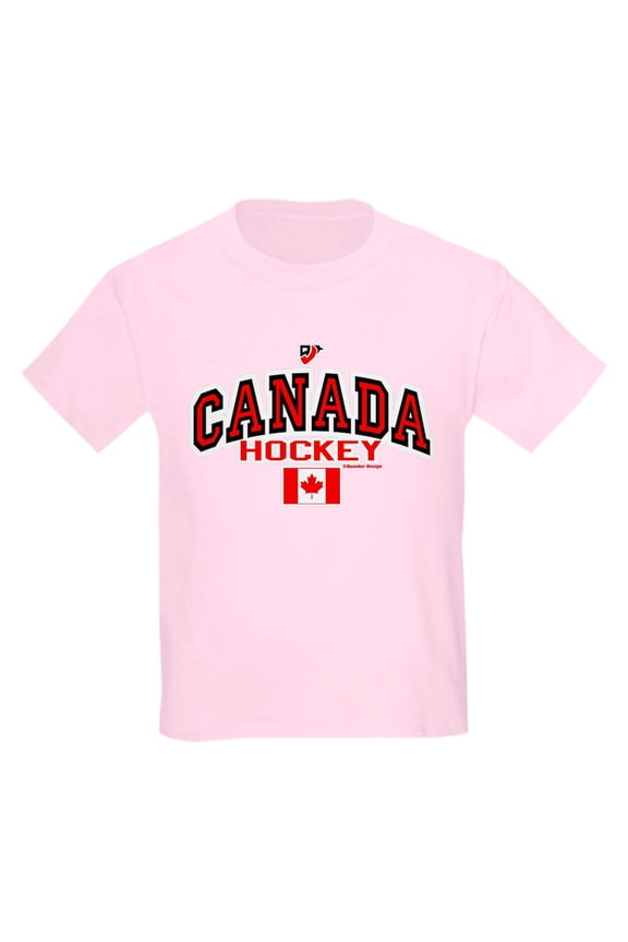 - CA(CAN) Canada Hockey Kids Light T Shirt - Light Classic Kids Graphic, Short Sleeve T-Shirt, Sizes XS-XL